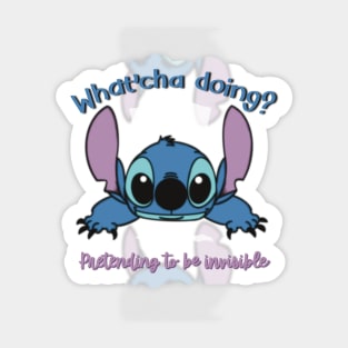 Stitch… What’cha doing? Sticker